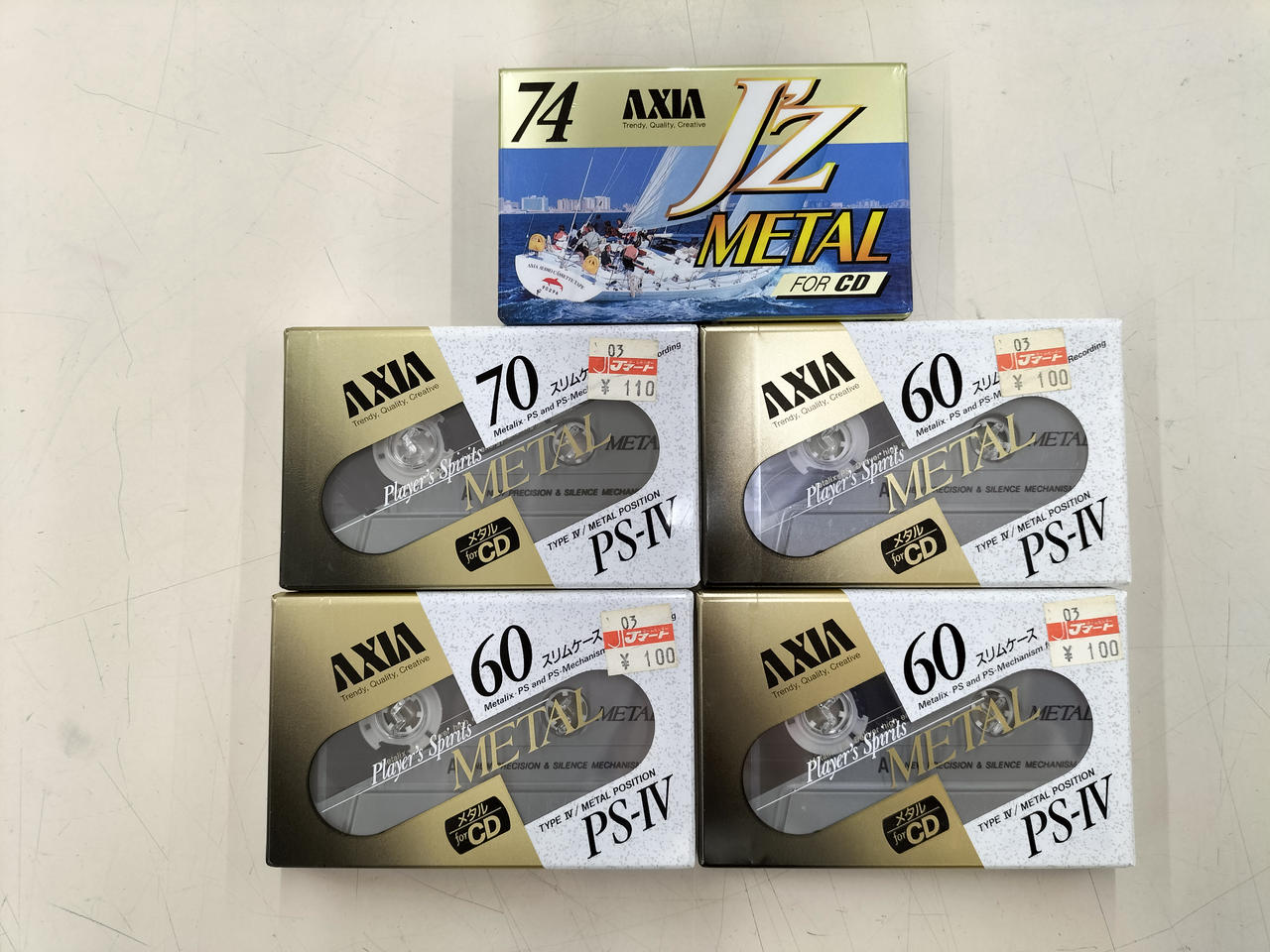 【未開封】AXIA メタルテープ KMC46分 10本セット 未開封】AXIA メタルテープ KMC46分 10本セット Yahoo