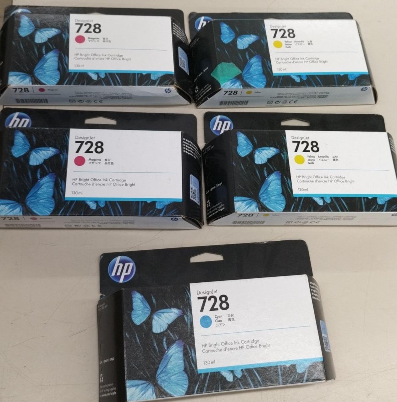 まとめ）HP HP728 インクカートリッジイエロー 130ml F9J65A 1個【×3