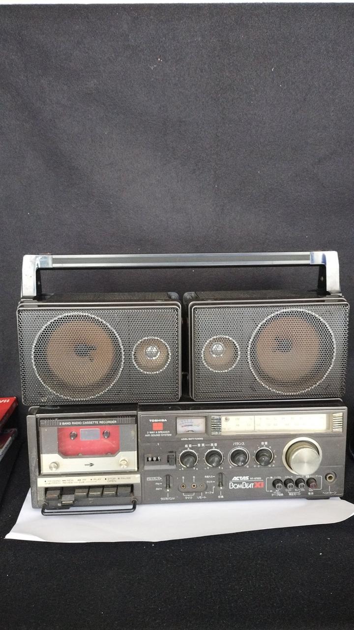 東芝 TOSHIBA RT-8900S カセットレコーダー ラジカセ 箱有 希少 デッドストック 動作品 TOSHIBA 東芝 RT-8900S ラジカセ ラジオ
