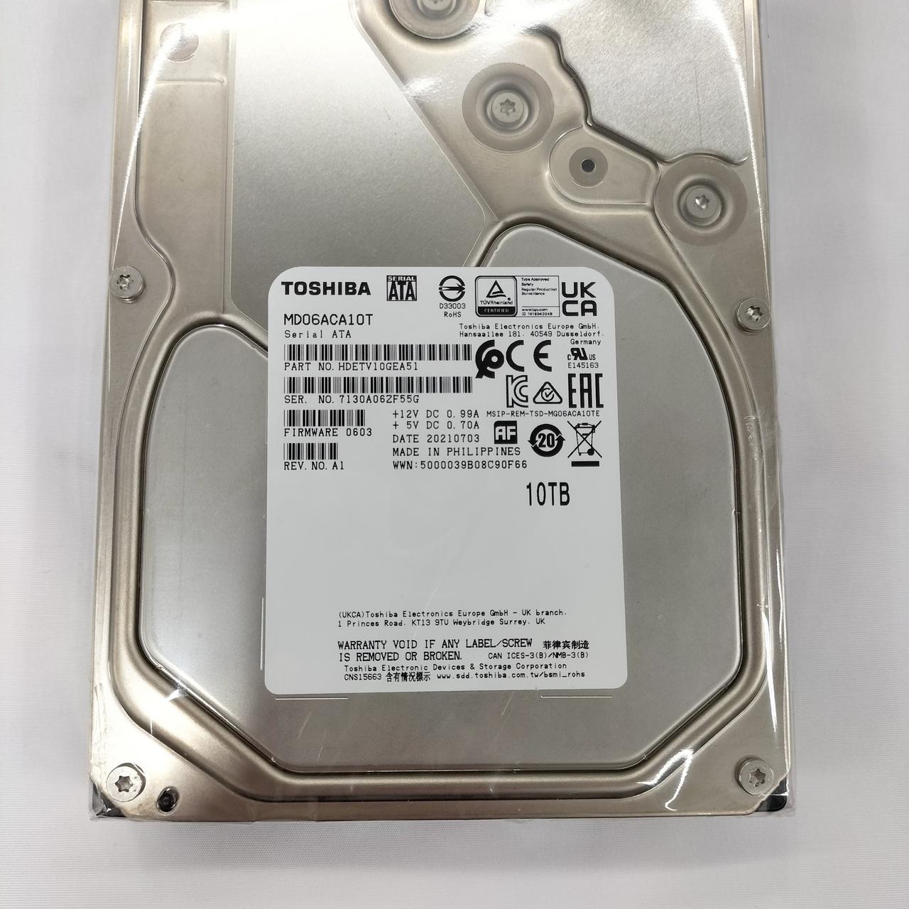 TOSHIBA|3.5INCH HDD 10TB|【ハードオフ公式通販】オフモール