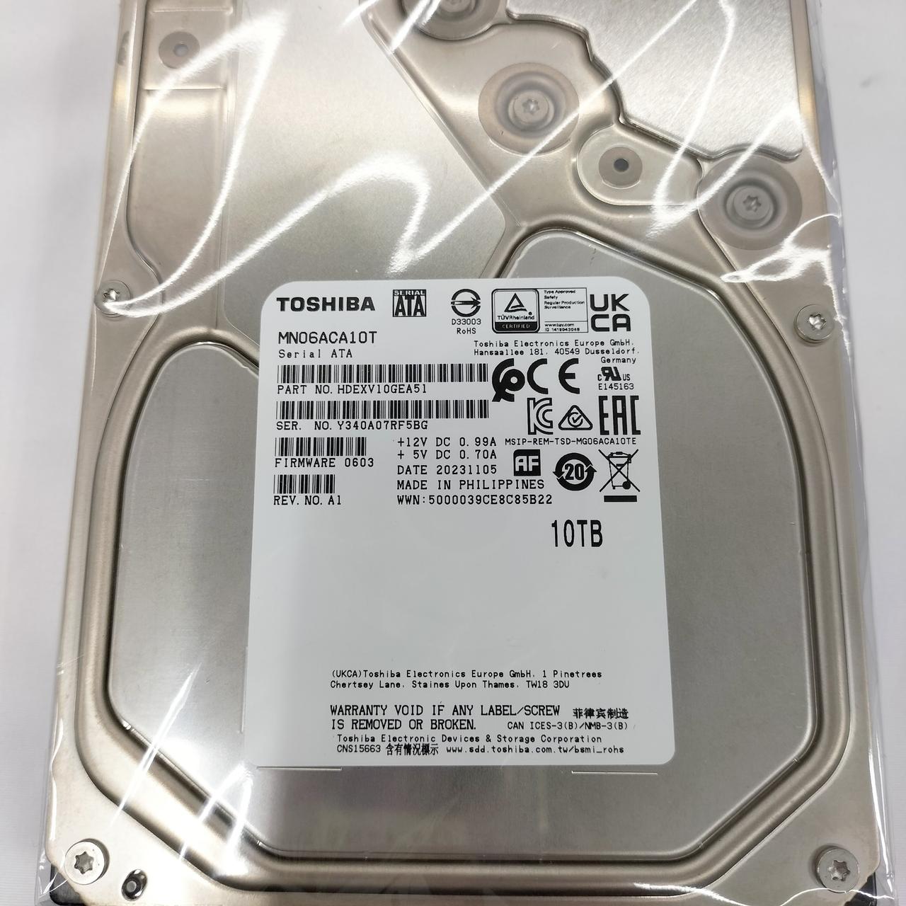 TOSHIBA|3.5INCH HDD 10TB|【ハードオフ公式通販】オフモール