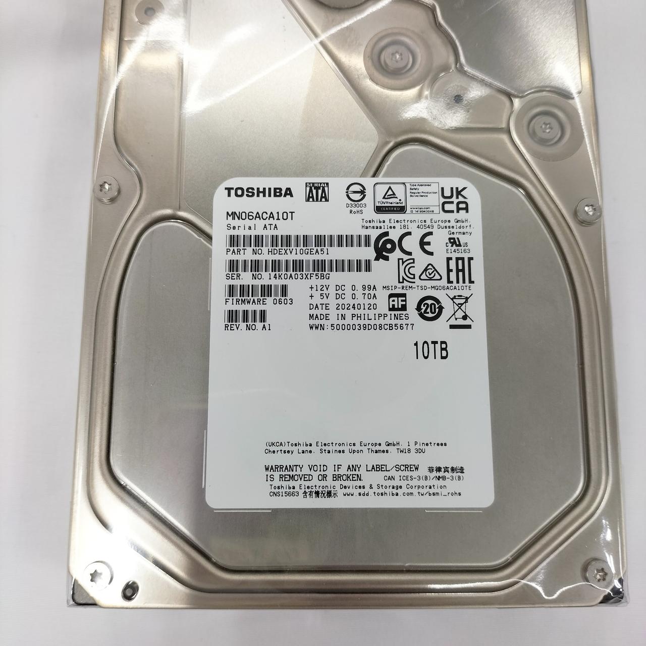 TOSHIBA 東芝 10TB 内蔵型 3.5インチ ハードディスク TOSHIBA|3.5INCH HDD 10TB|【ハードオフ公式通販】オフモール