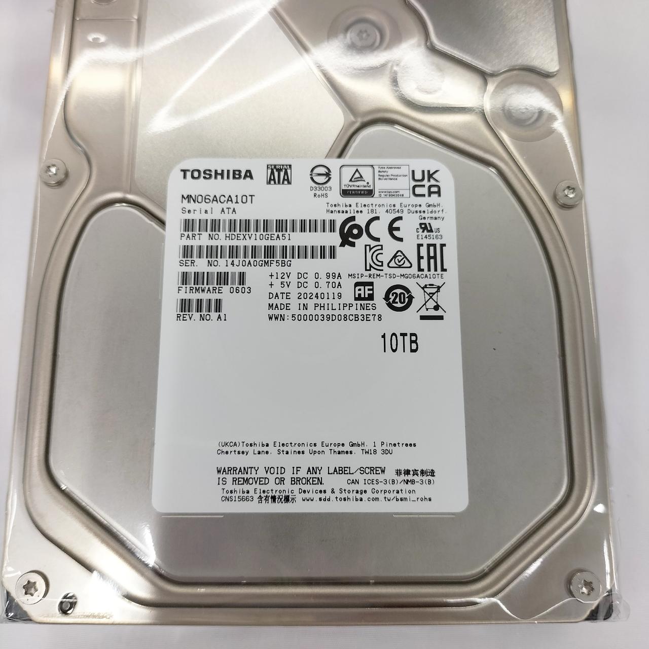 TOSHIBA MD06ACA10T 3.5インチ HDD 10TB ジャンク TOSHIBA|3.5INCH HDD 10TB|【ハードオフ公式通販】オフモール