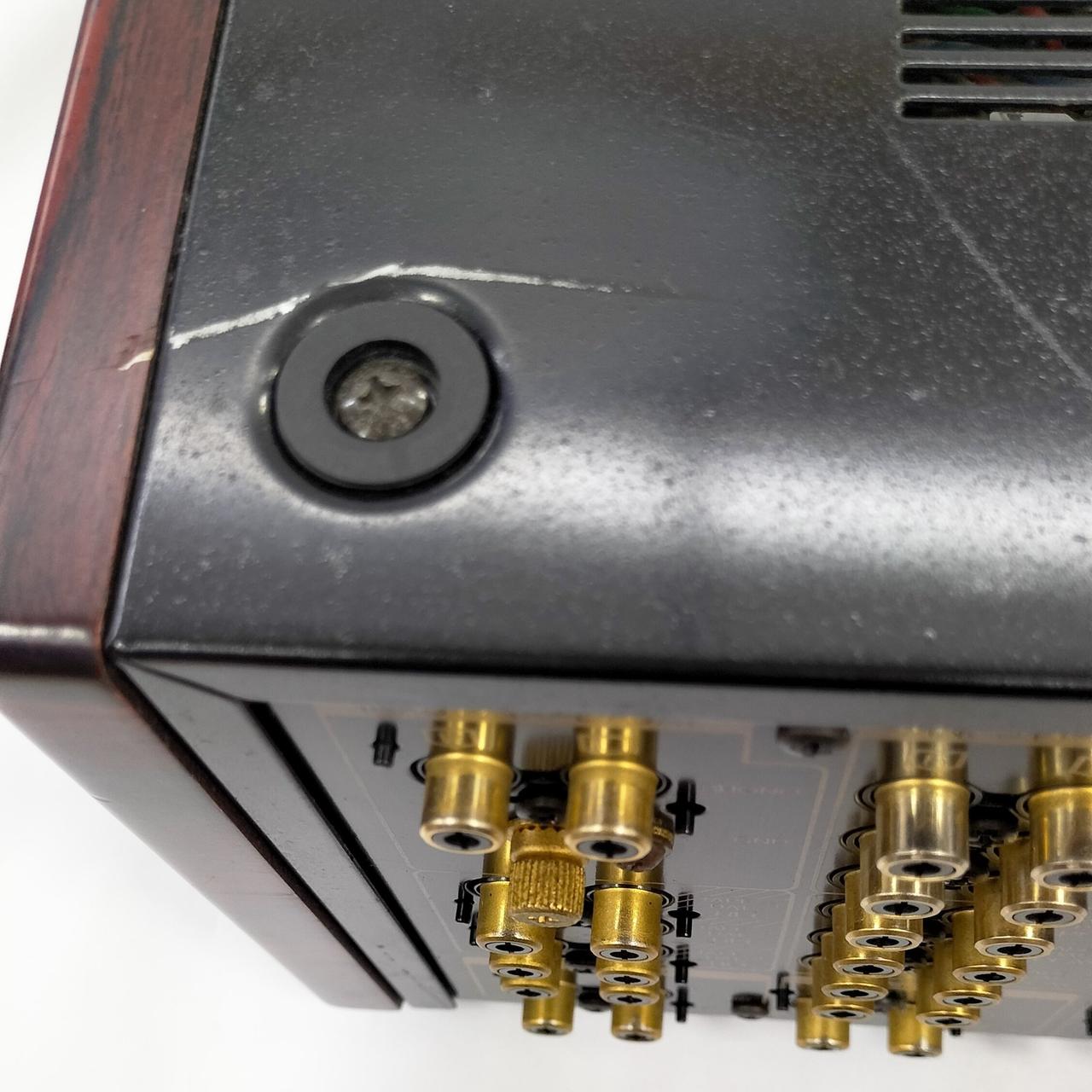 大きなすり傷があります。