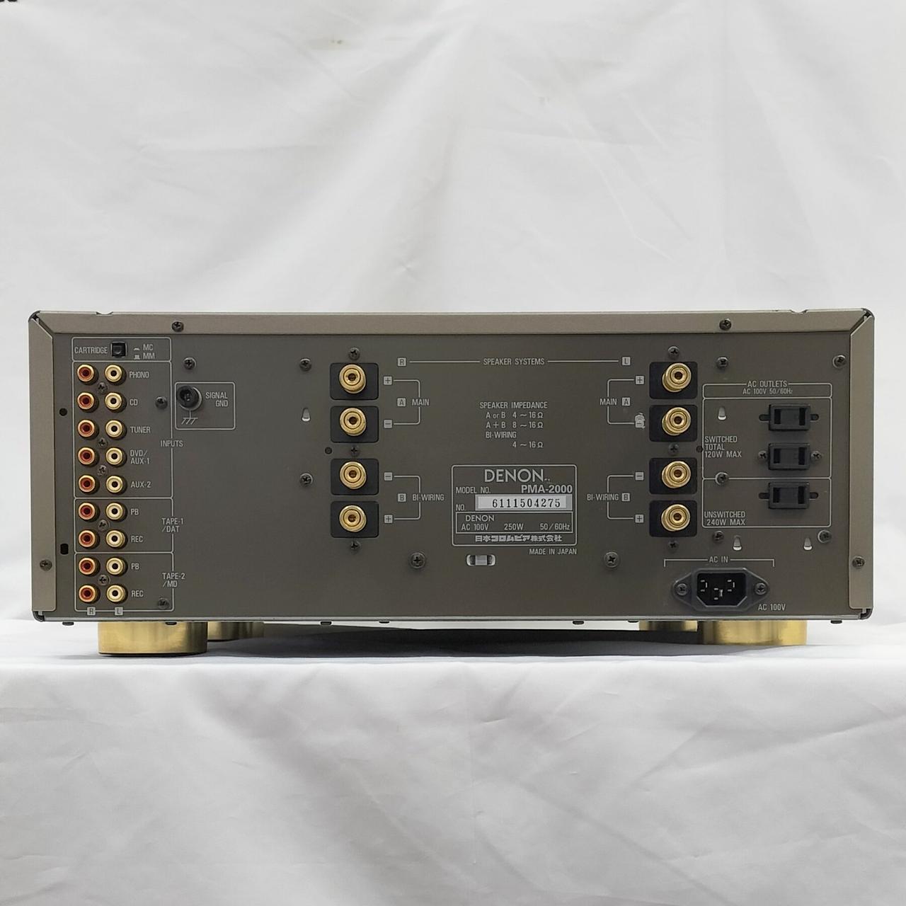 【通電OK】DENON PMA-2000 プリメインアンプ 動作保証 デノン / デンオン(DENON)|プリメインアンプ|HARDOFFオフモール