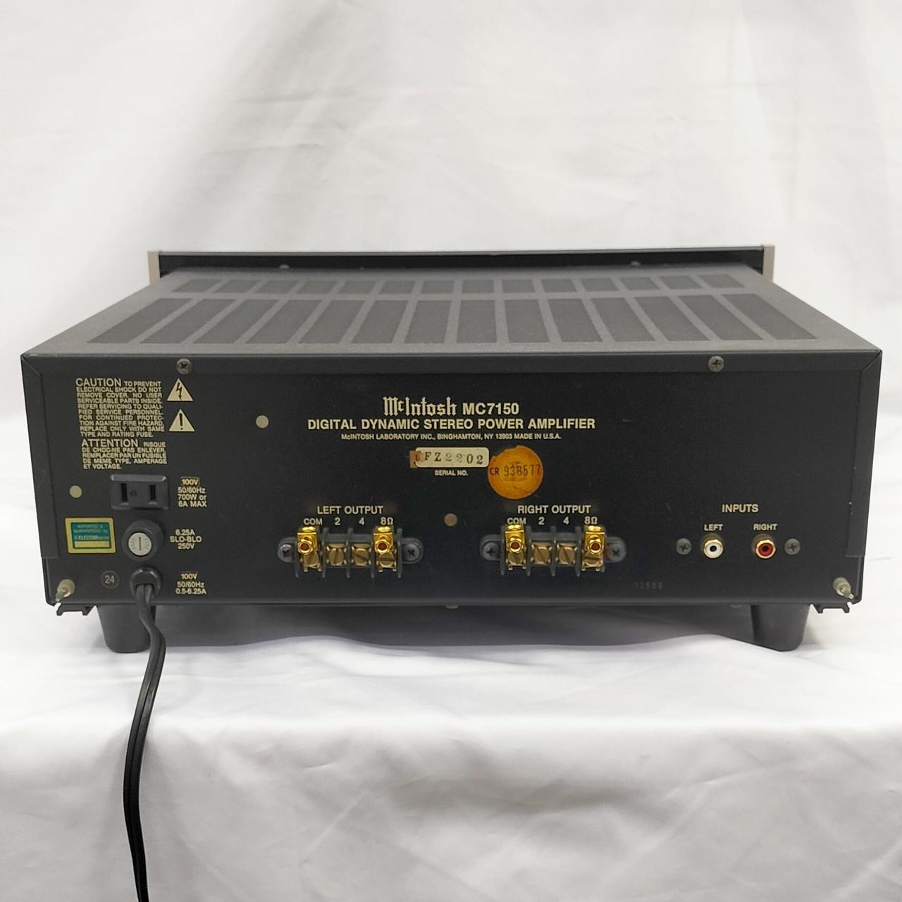 McIntosh MCC82 パワーアンプ　マッキントッシュ　2ch マッキントッシュ(MCINTOSH)|パワーアンプ|HARDOFFオフモール