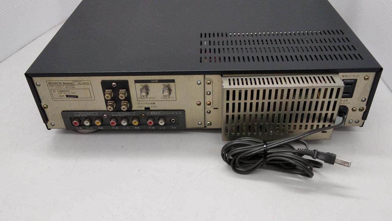 SONY BetamaxビデオカセットレコーダーSL-HF91D ベータビデオデッキ SONY SL-HF91D Hi-Band Betamax hi-fi ハイ