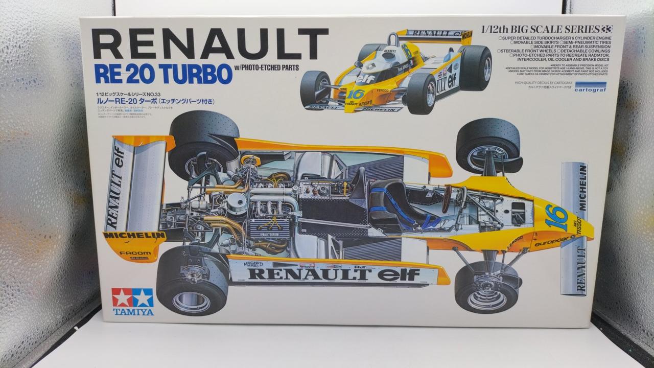 中古 プラモデル ビッグスケールシリーズNo.33 1/12ルノーRE-20ターボ ビッグスケールシリーズ No.33 2022年製 12033 【730】 Amazon | タミヤ 1/12 ビッグスケールシリーズ No.33 ルノー RE