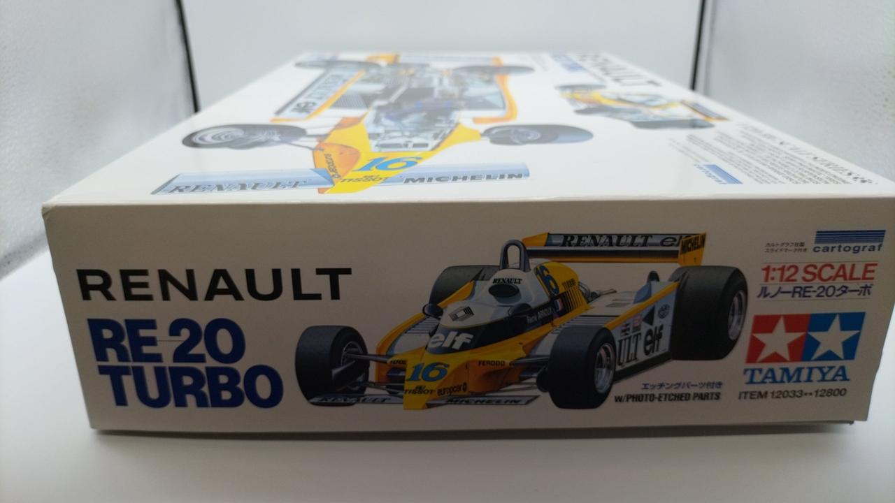 絶版！希少！ルノーRE20 F1 1／18ドライバー付き未展示品 タミヤ 1/12 ビッグスケール No.33 ルノーRE20ターボ | ウエサカ