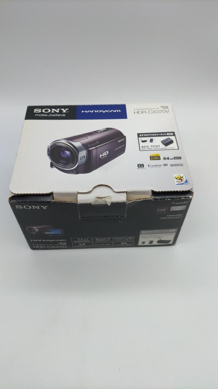 SONY HDR-CX370V ビデオカメラ 本体 ジャンク扱い SONY (ソニー) ビデオカメラ 予備バッテリー付き 420万画素 SDXC