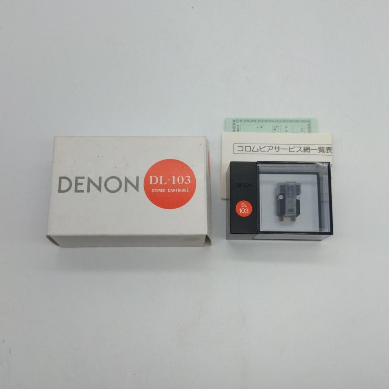 デノン MCカートリッジ DL-103 シェル AT MG10 音質良好 美品 デノン MCカートリッジ DL-103 良好 美品 ヘッドシェルAT-MG10付