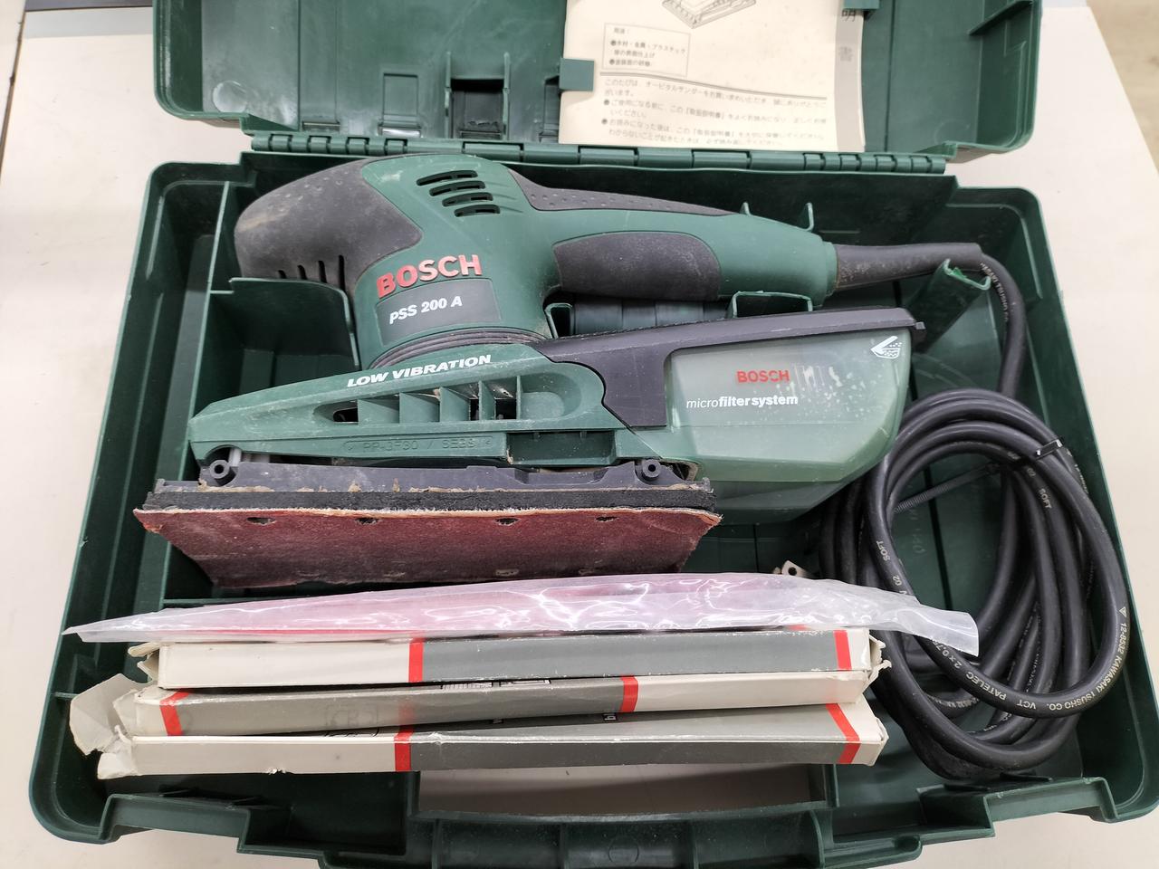 BOSCH - ボッシュ オービタルサンダーGSS1400A新品未開封　トーム GSS 18V-13 コードレス吸じんオービタルサンダー | Bosch