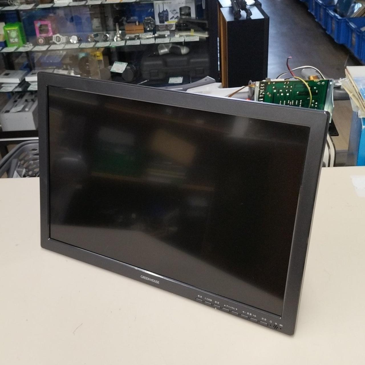 5765【新品同様】GREEN HOUSE ポータブルテレビ GH-PTV19B spot | GH-PTV19B-BK | GREEN HOUSE グリーンハウス