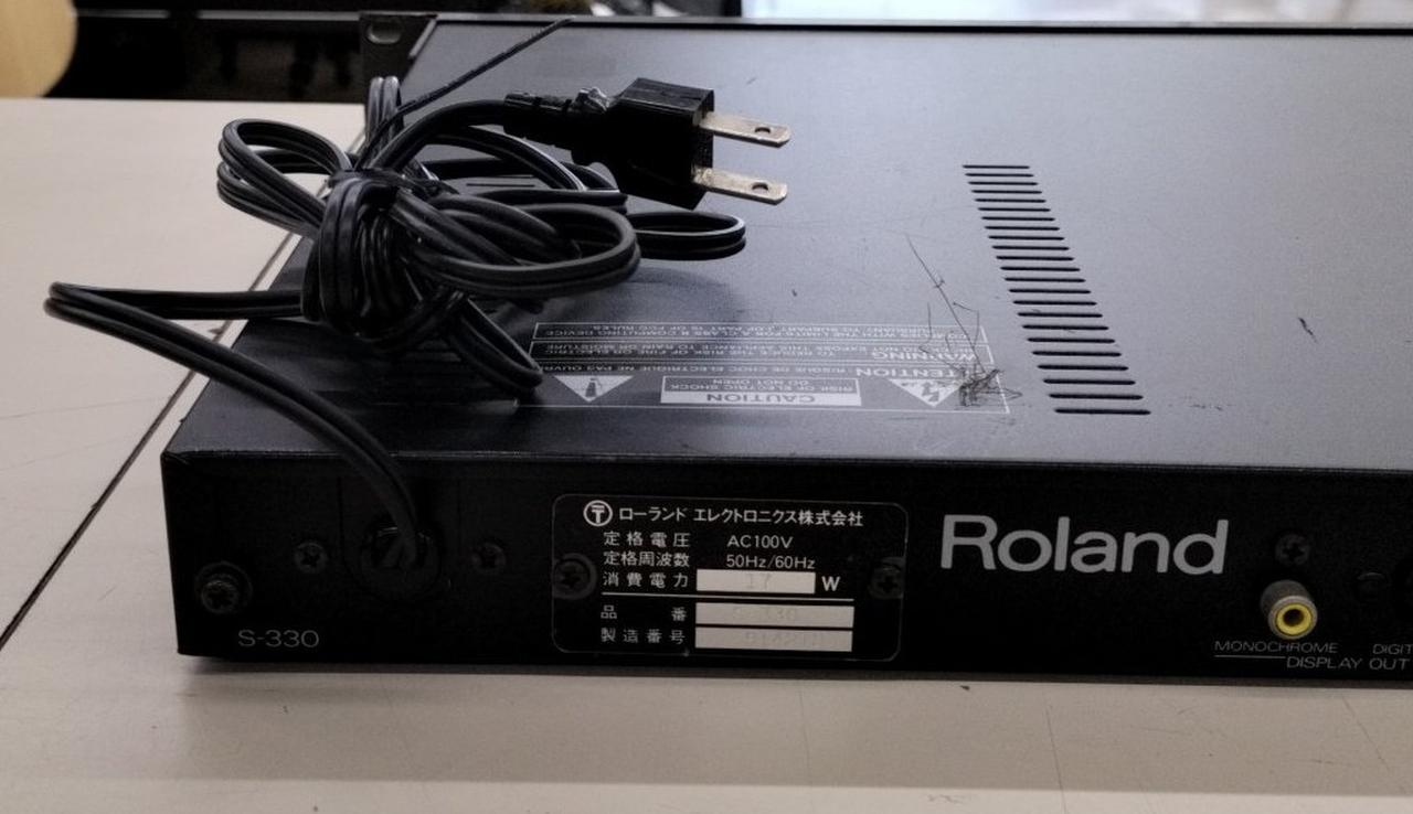 【美品】Roland S-330 ローランド デジタルサンプラー ROLAND|サンプラー|【ハードオフ公式通販】オフモール|2014240000014117