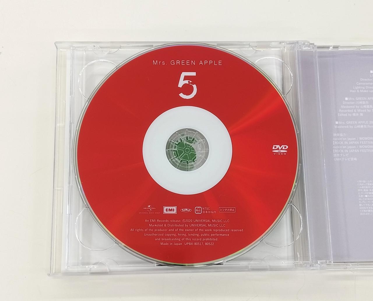 ゆうさん専用 Mrs. GREEN APPLE 5【新品・未使用】 ユニバーサルミュージック Mrs.GREEN APPLE ／ 5 (通常盤) (CD