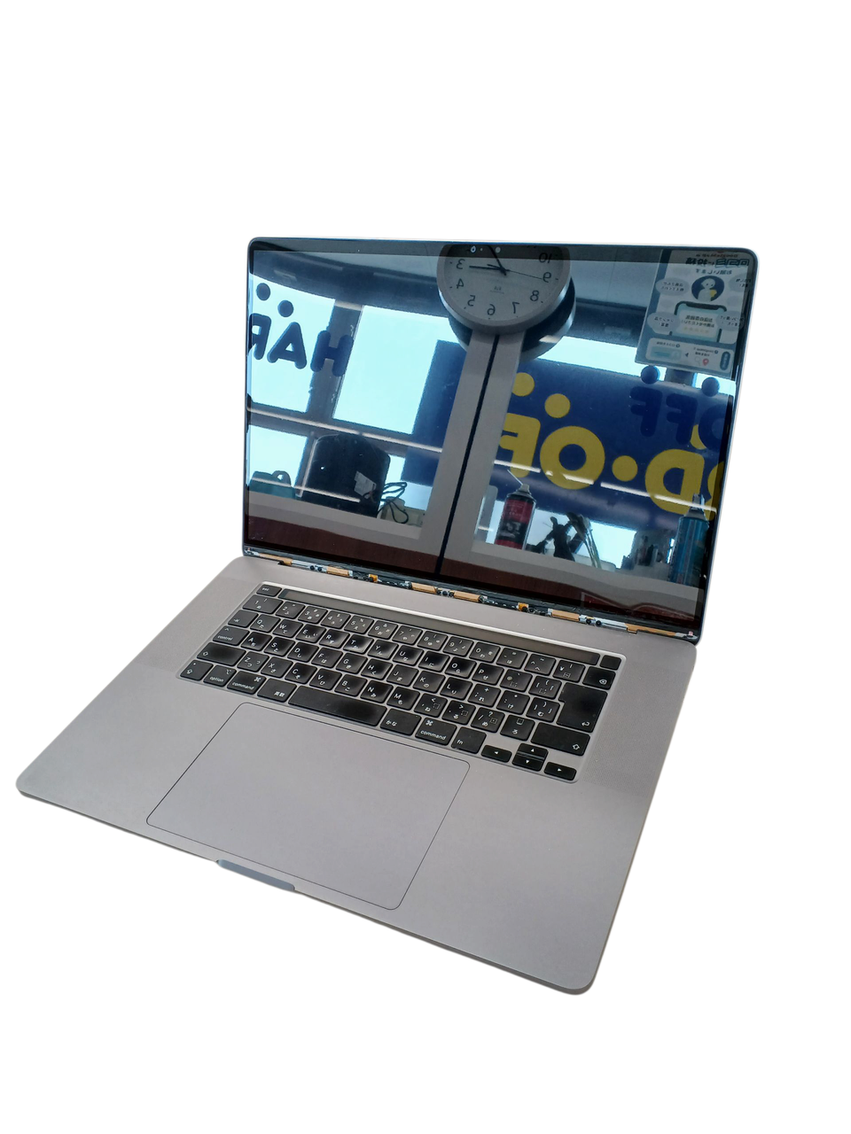 液晶画面うつりません