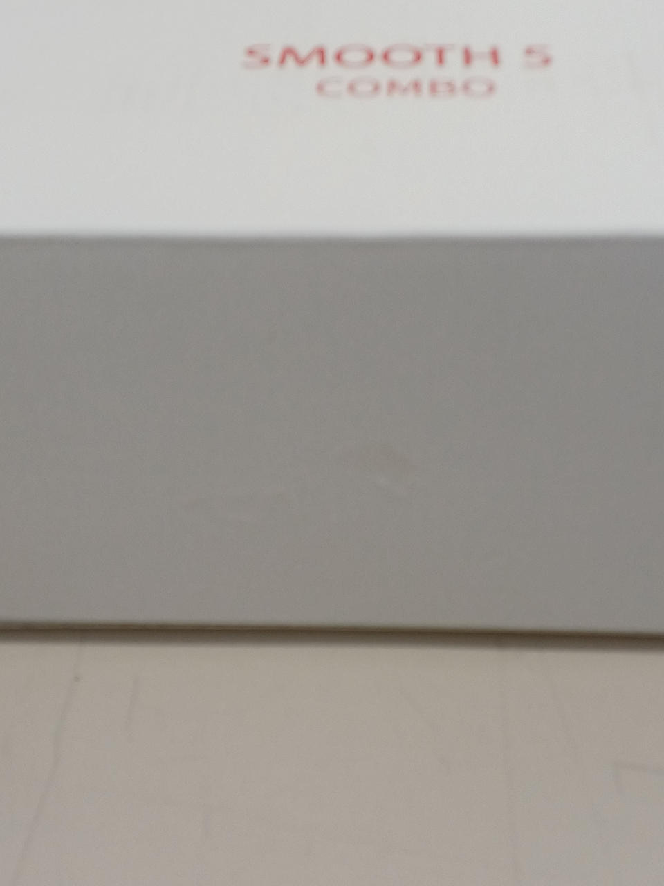 写真中央部分、ベタつきあり