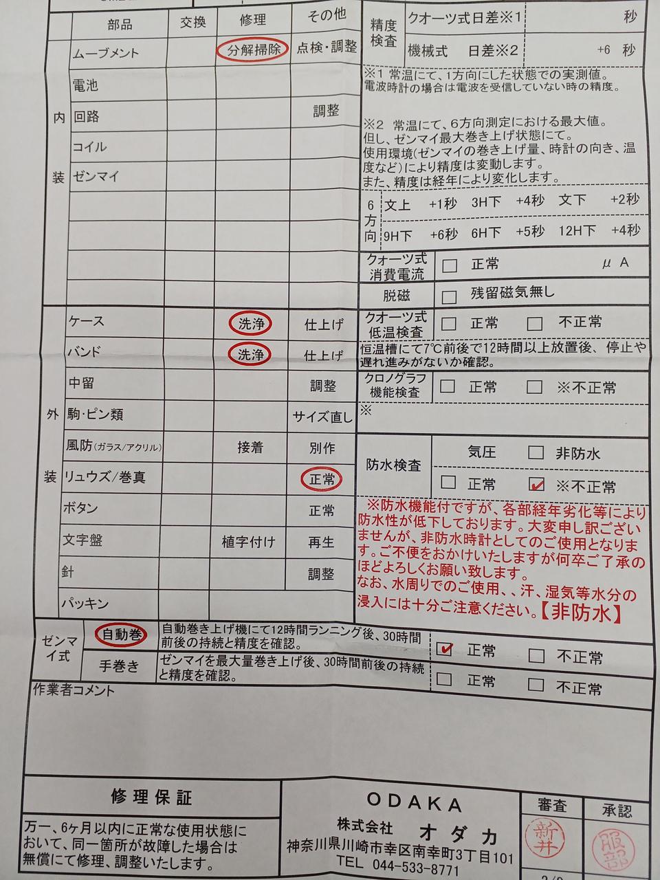 修理に出しています。