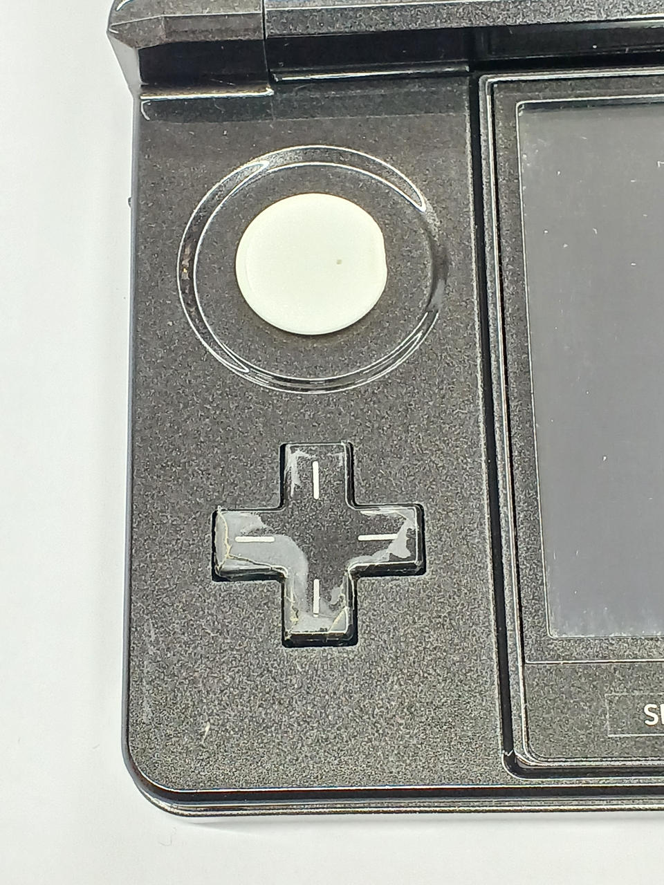 スティックパーツ欠品。十字表面劣化