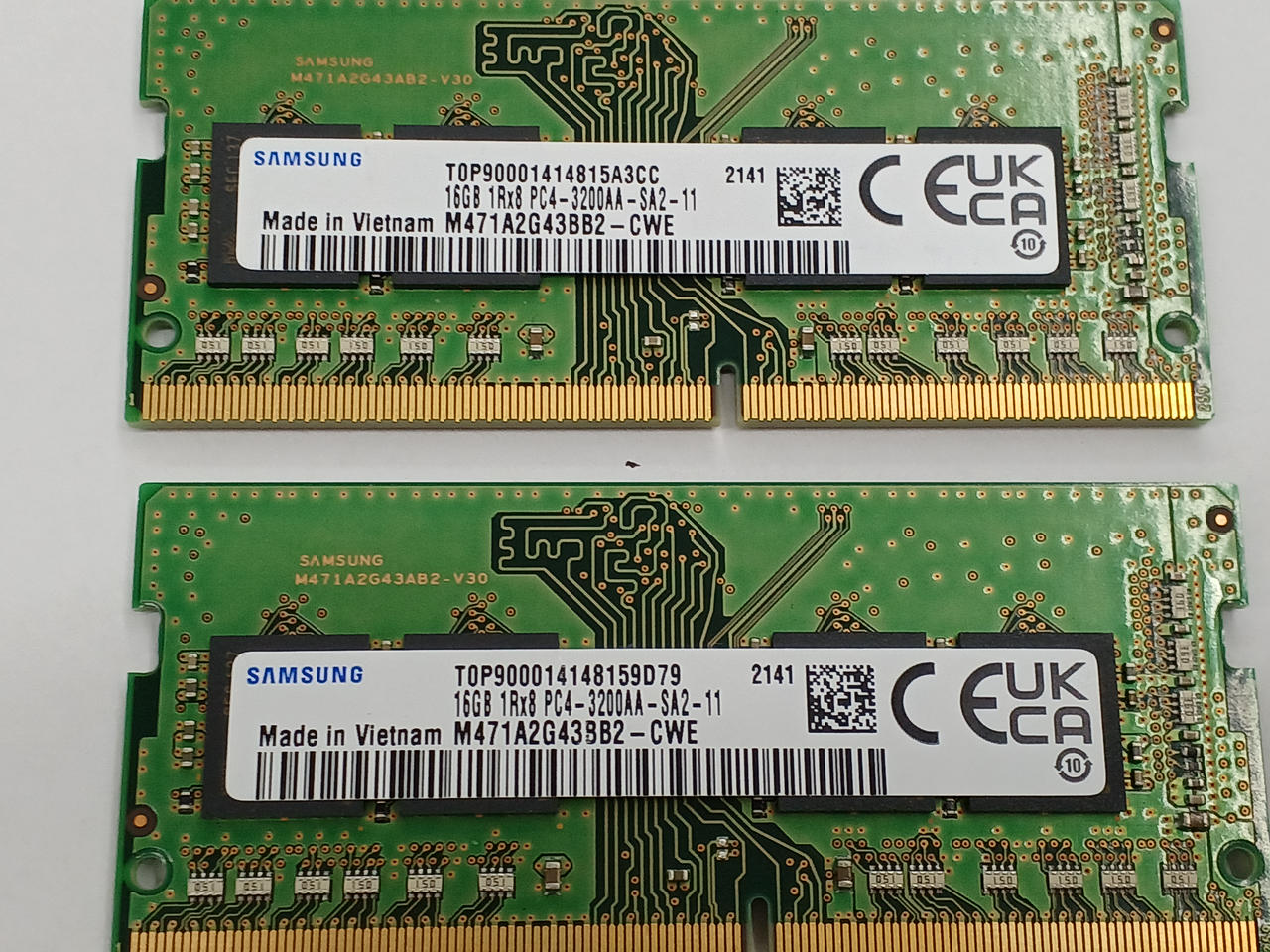 ニホンサムスン(SAMSUNG)|PC4-25600/16GB/2枚|【ハードオフ公式通販