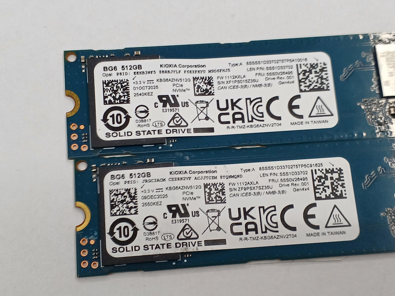 KIOXIA|M.2 NVME SSD 512GB 2枚セット|【ハードオフ公式通販】オフ