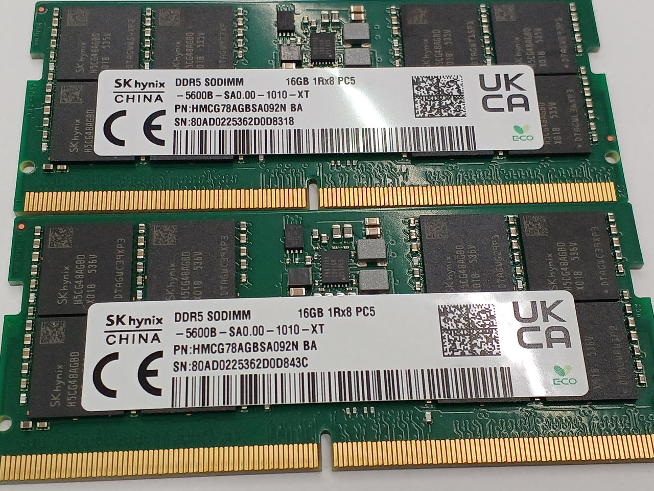 SK HYNIX|ノート用 DDR5-5600 16GB 2枚|【ハードオフ公式通販】オフ