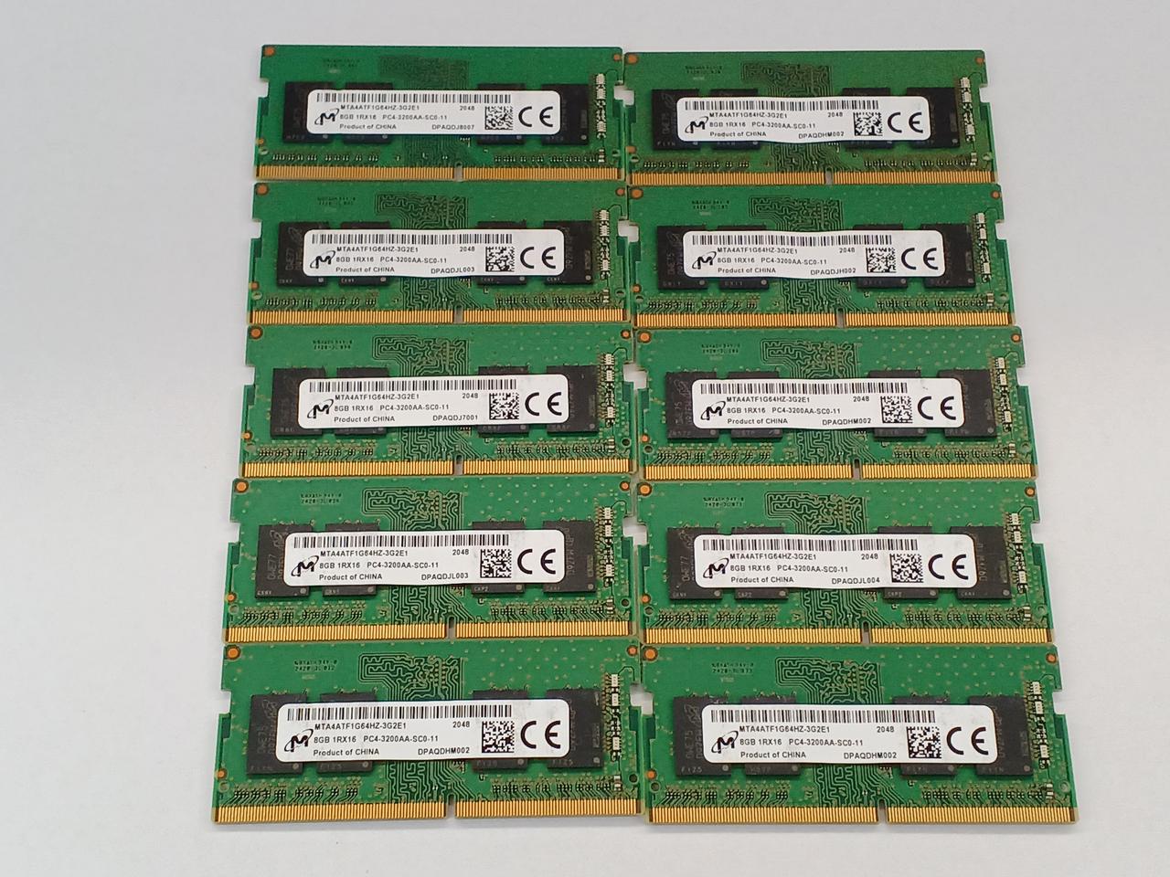 マイクロン(MICRON)|ノート用 DDR4/8GB 10枚セット|【ハードオフ公式