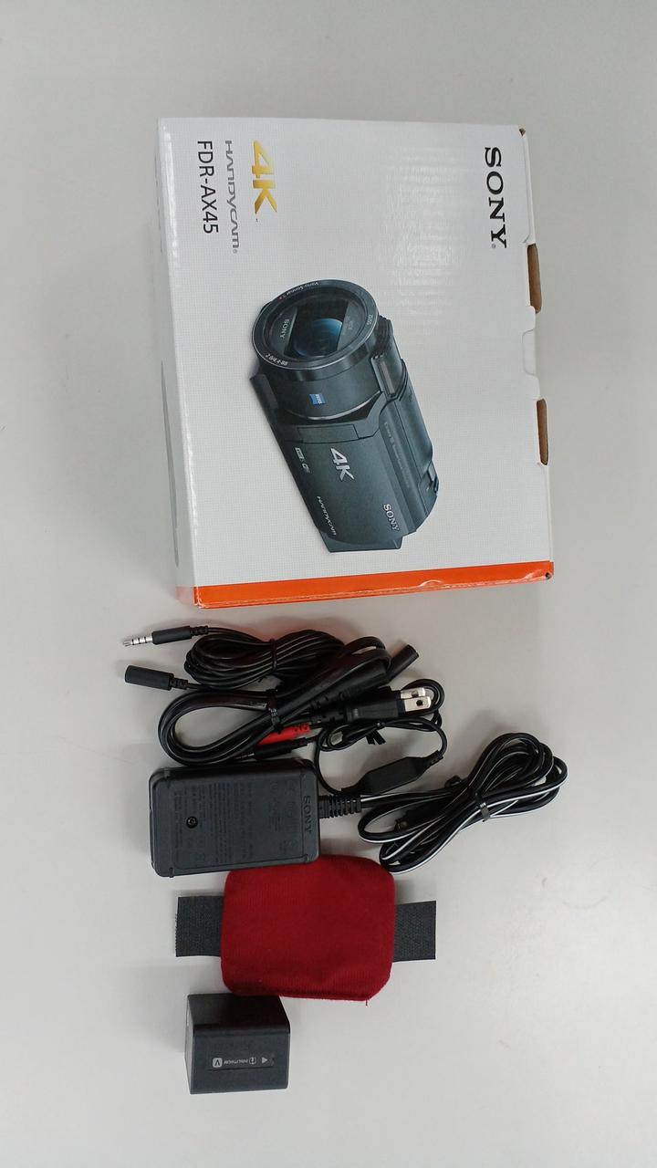 FDR−AX45 美品 SONY video camera FDR-AX45 4K 64GB Optical 20 times black