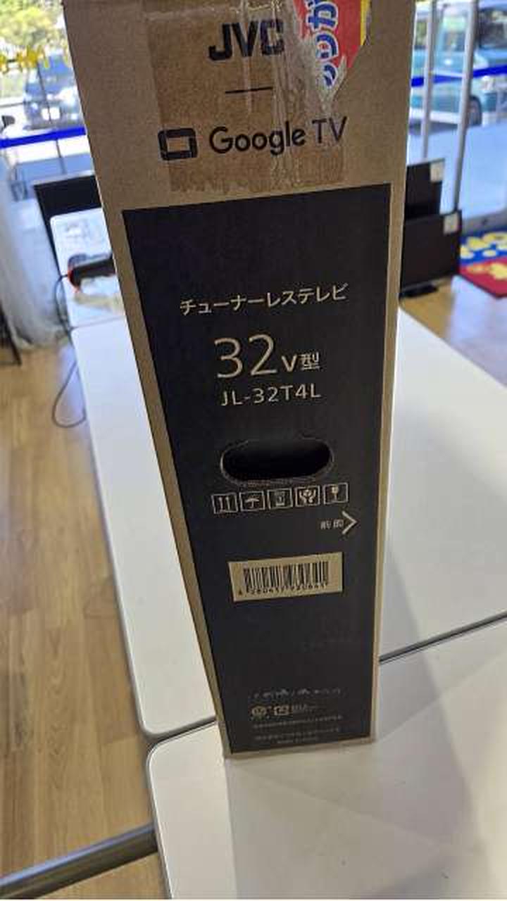 新品　JVC チューナーレス Google TV JVC JL-32T4L 32V型チューナーレステレビ Google TV搭載