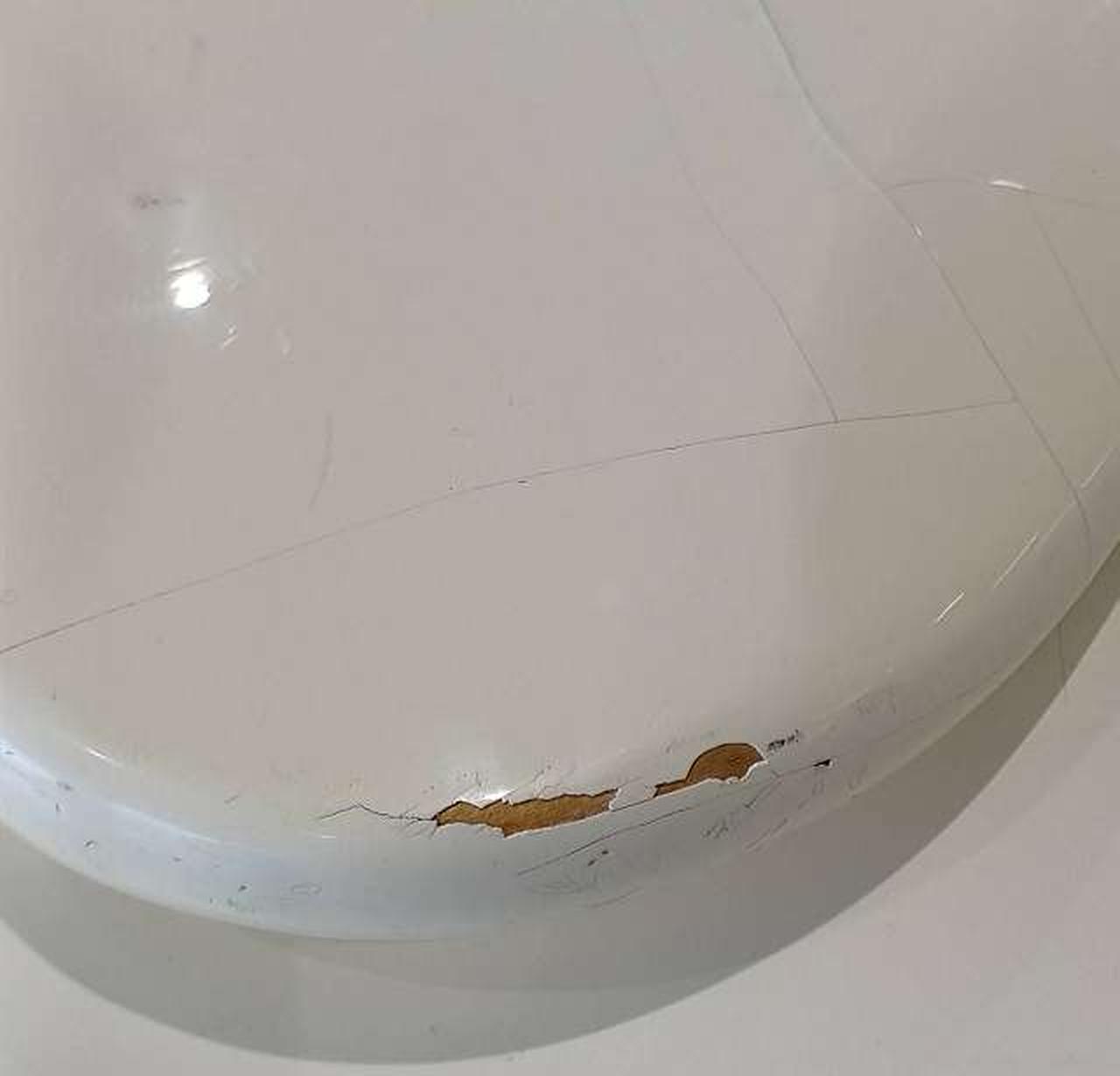 塗装クラック剥げ有り