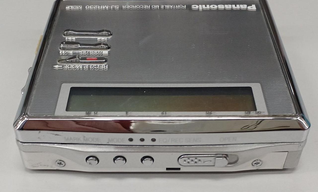 ジャンク品】 Panasonic MDプレーヤー SJ-MR230 Panasonic