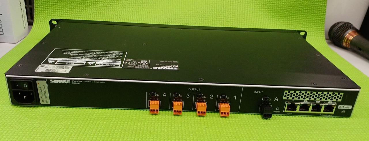 SHURE MXWANI4 オーディオネットワークインターフェース SHURE MXWANI4 オーディオネットワークインターフェース