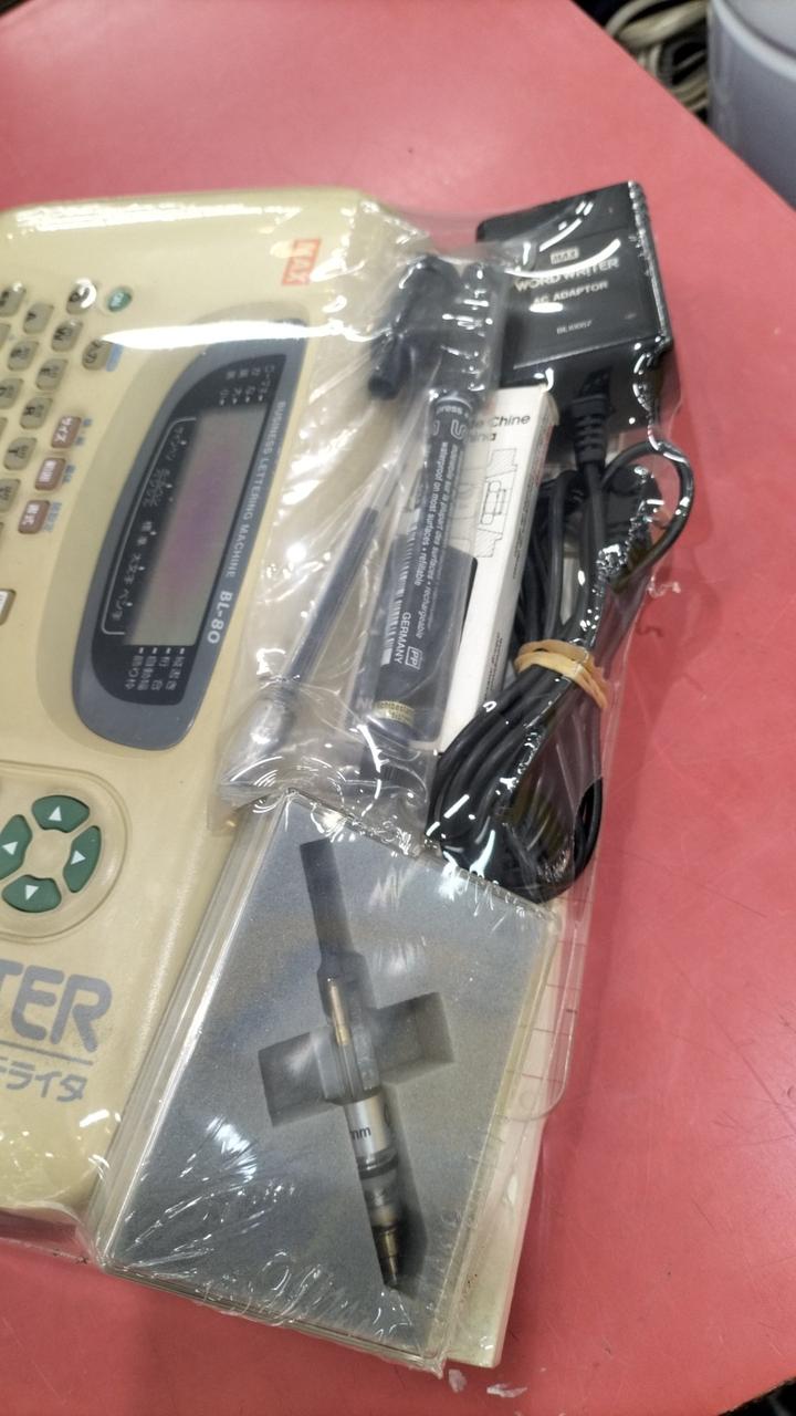MAX　マックス ワードライター　 BL-80 中古品 楽天市場】max マックス ワードライタ bl－80の通販