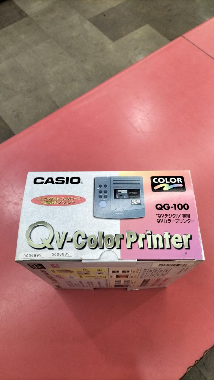 その他 CASIO Qv-Color Printer(QG-100) Casio QVカラープリンター QG-100 起動確認済 - メルカリ