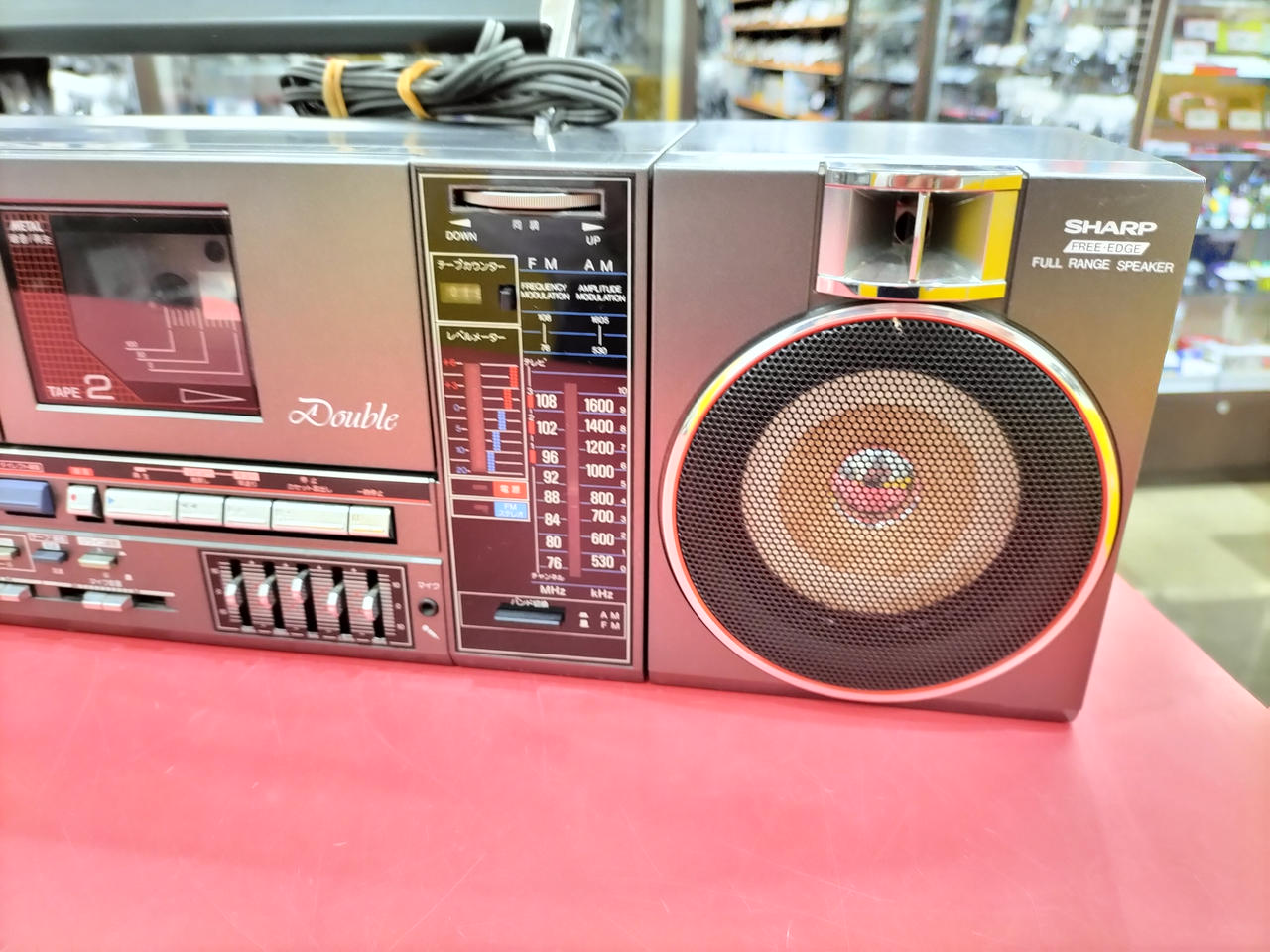 SHARP SQUITER W ラジカセ SHARP QT-Z2 X-BASS TWINCAM W ラジカセ シャープ - メルカリ