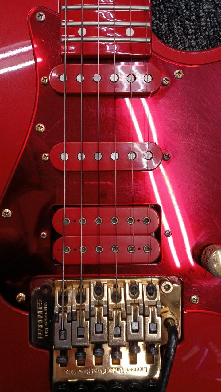 FERNANDES エレキギター レッド JG-45　アーム、ソフトケース付属 FERNANDES エレキギター レッド JG-45 アーム、ソフトケース付属