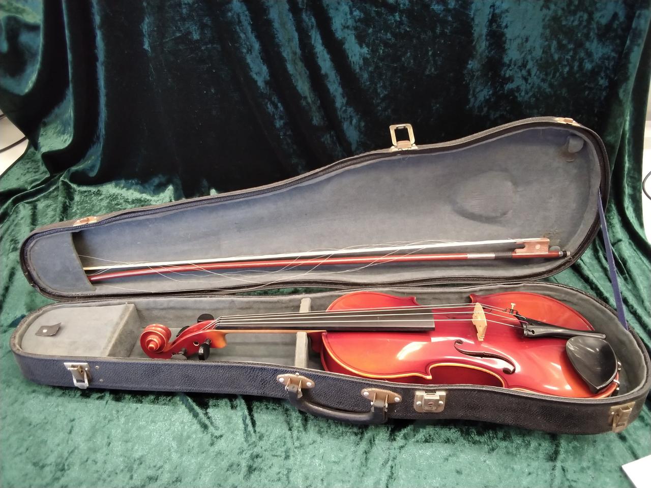 SUZUKI バイオリン ⚠️本体サイズ 約41cm×約6cm スズキ Suzuki No.280 1/2 1980年 Violin 分数バイオリン