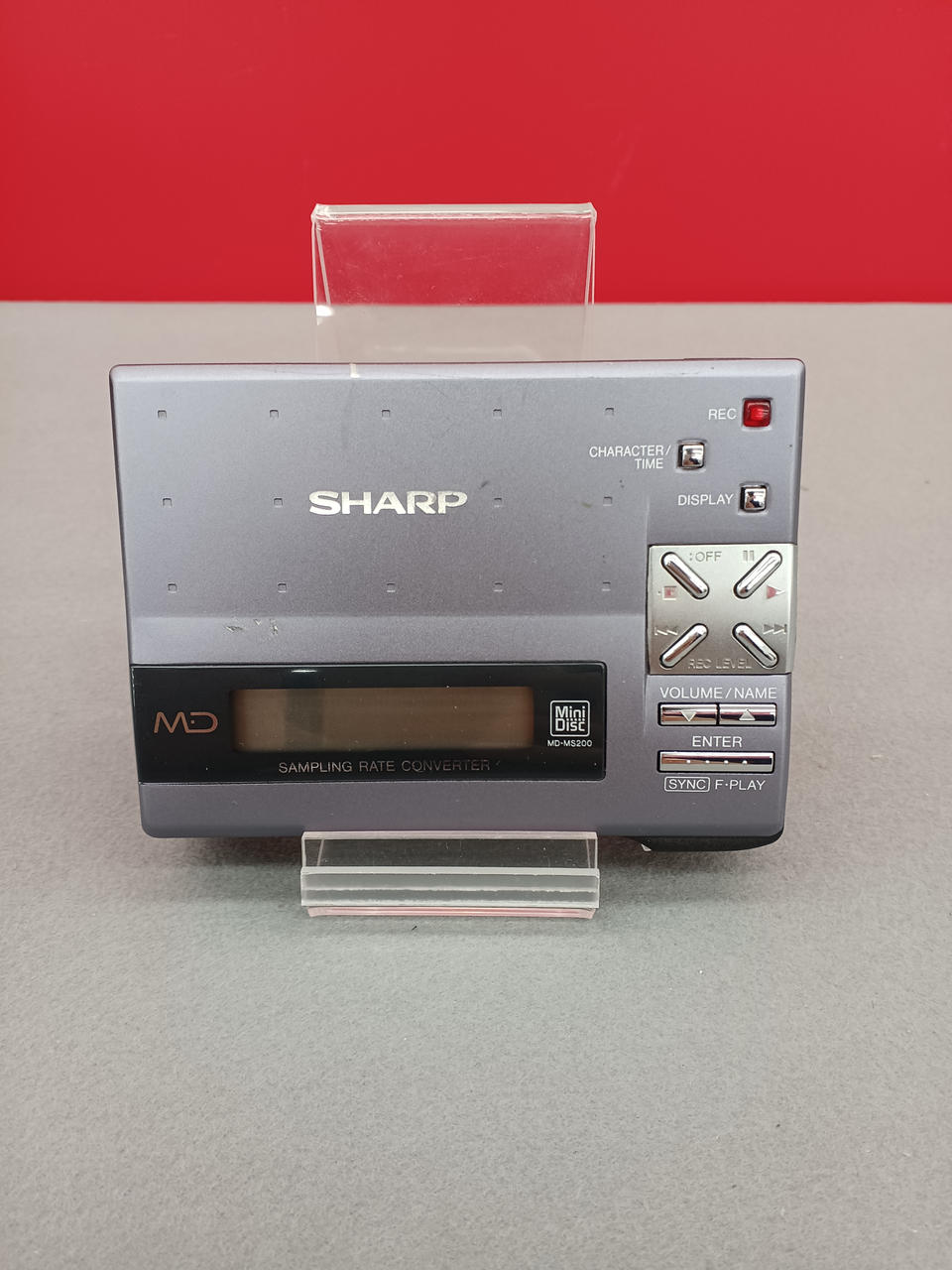 SHARP MDポータブルレコーダー　MD-MS200-S ジャンク】SHARP MD-MS200-S ウォークマン