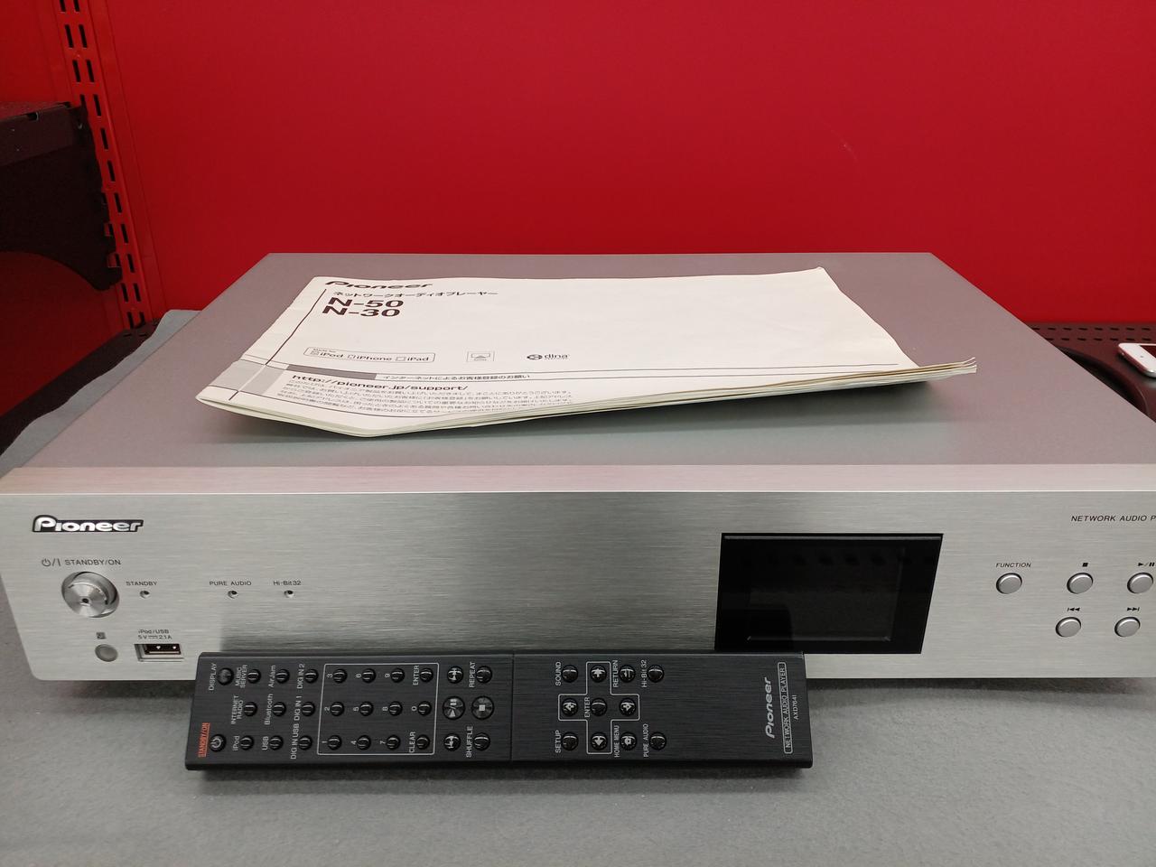 PIONEER　N-50　元箱付 美品 Pioneer N-50 ネットワークオーディオプレーヤー