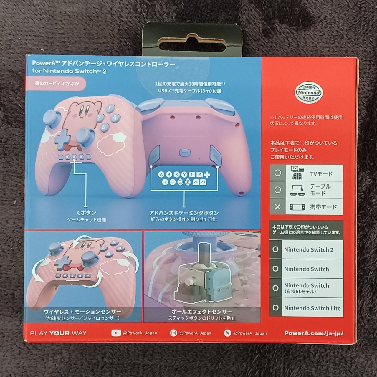 POWERA|SWITCH2 ワイヤレスコントローラー 星のカービィ|【ハードオフ