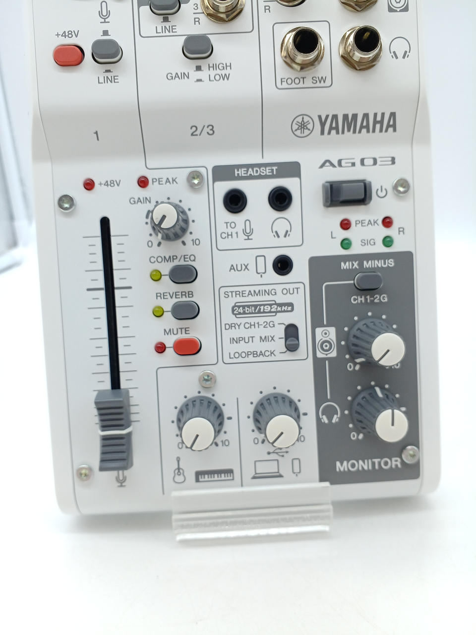 [ジャンク品] 　YAMAHA　 AG03 ストリーミングミキサー Amazon.co.jp: ヤマハ(YAMAHA) ライブストリーミングミキサー 3
