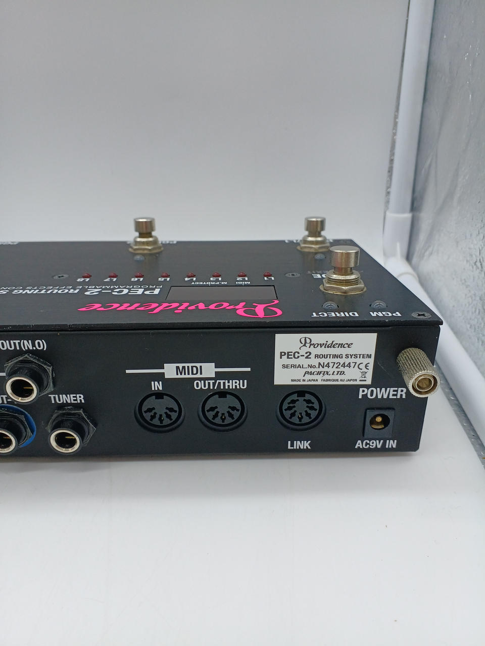 PROVIDENCE PEC-2 ループスイッチャー 中古 ☆ プロヴィデンス PEC-2 スイッチャー エフェクトループ