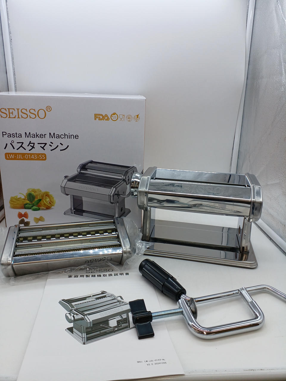 SEISSO パスタメーカー LW-JL-0143-SS SEISSO|パスタマシン|【ハードオフ公式通販】オフモール|2014370000010448
