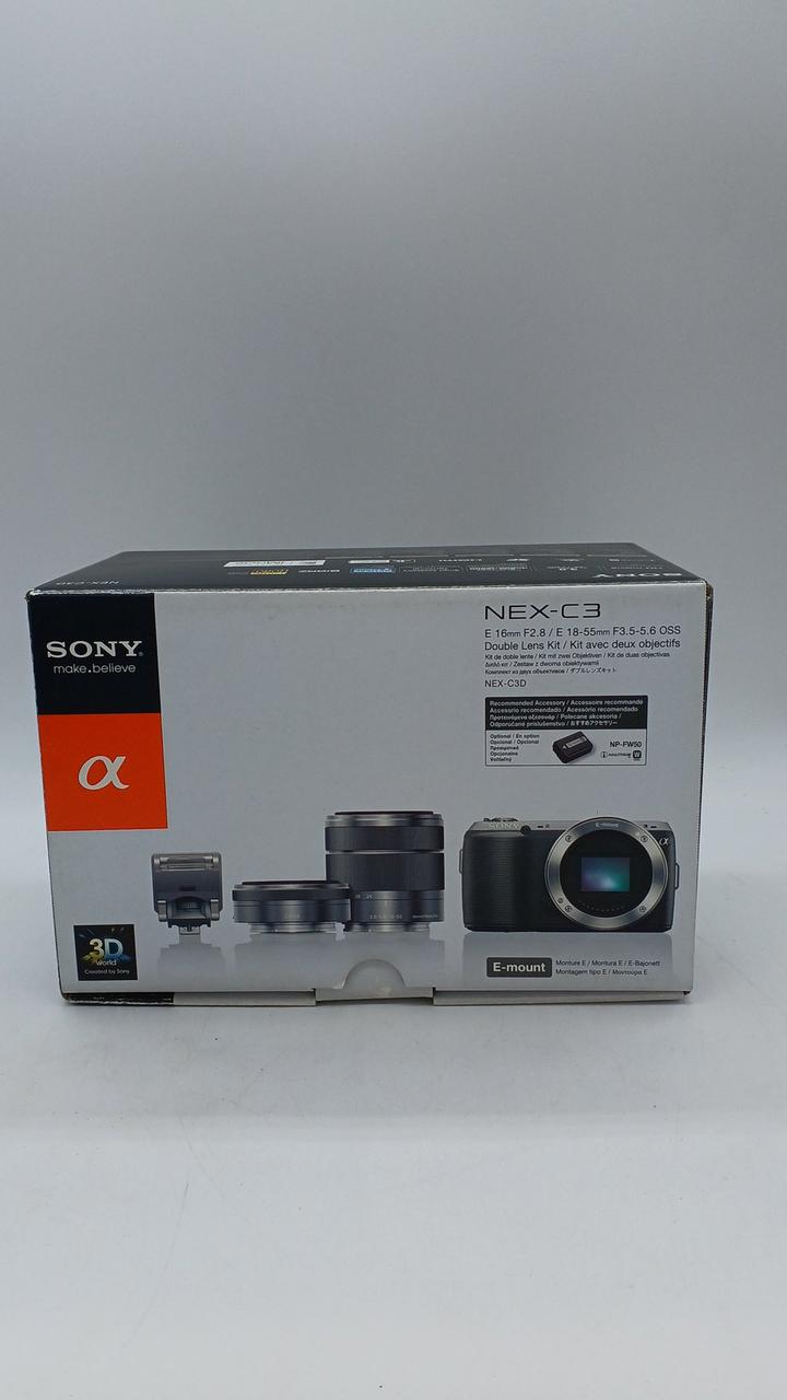 ミラーレス一眼カメラ　SONY NEX−C3D　ダブルレンズキット SONY α NEX-C3D ダブルレンズキット [ブラック] 価格比較 - 価格.com