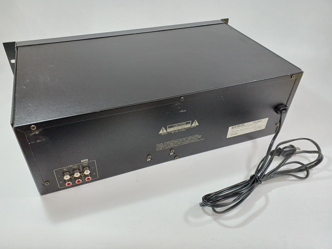 動作品 タスカム　TASCAM CD-A500 CD・カセットデッキ CD-A500 | 業務用CDプレーヤー/カセットデッキ | TASCAM (日本)