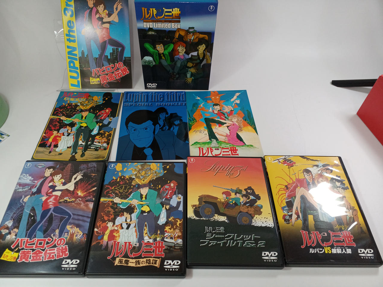 非売品　ルパン三世　DVD リミテッドBOX キャラクタースタンプ LUPIN THE III RD」シリーズ2作品、 小池健監督監修で初の