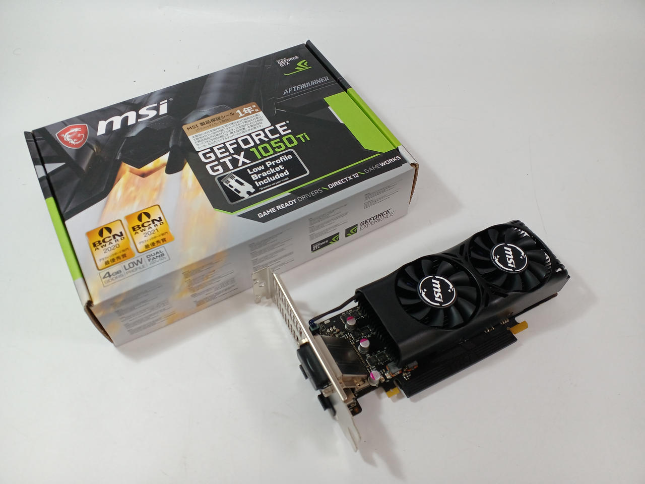 【値下不可】MSI GeForce1050Ti4GB LP 箱無【7,000円】 MSI エムエスアイ MSI GTX1050Ti 4GB グラフィックボード