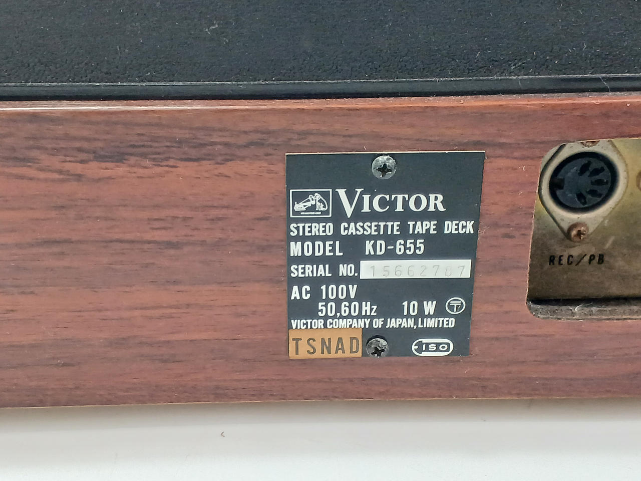 Victor - ■1974年製美品完動品ビクターカセットデッキKD-655➕カセットテープ1巻 VICTOR|「動作品」カセットデッキ|HARDOFFオフモール（オフモ