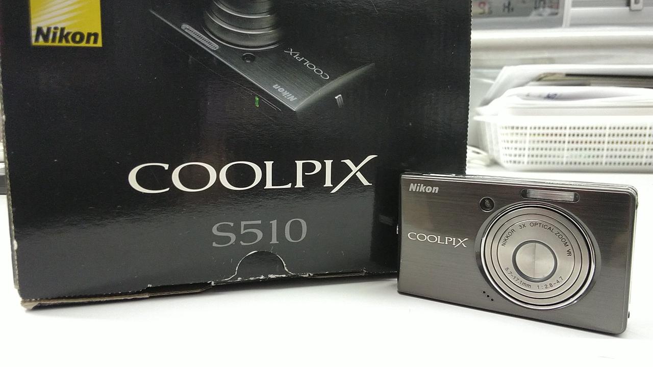 動作品　NIKON COOLPIX S510 コンデジ　ブラック　レトロ　箱付 NIKON|デジタルカメラ|【ハードオフ公式通販】オフモール|2014390000010058