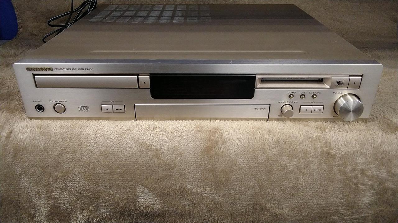 ONKYO CD/MD TUNER コンポ ONKYO コンポ CD/MDチューナーアンプセット（スピーカー D-SX7A